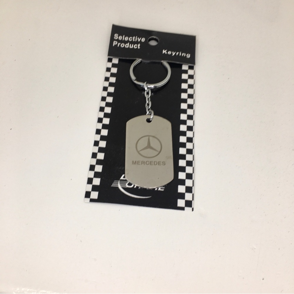Mercedes Benz Silver Keyring